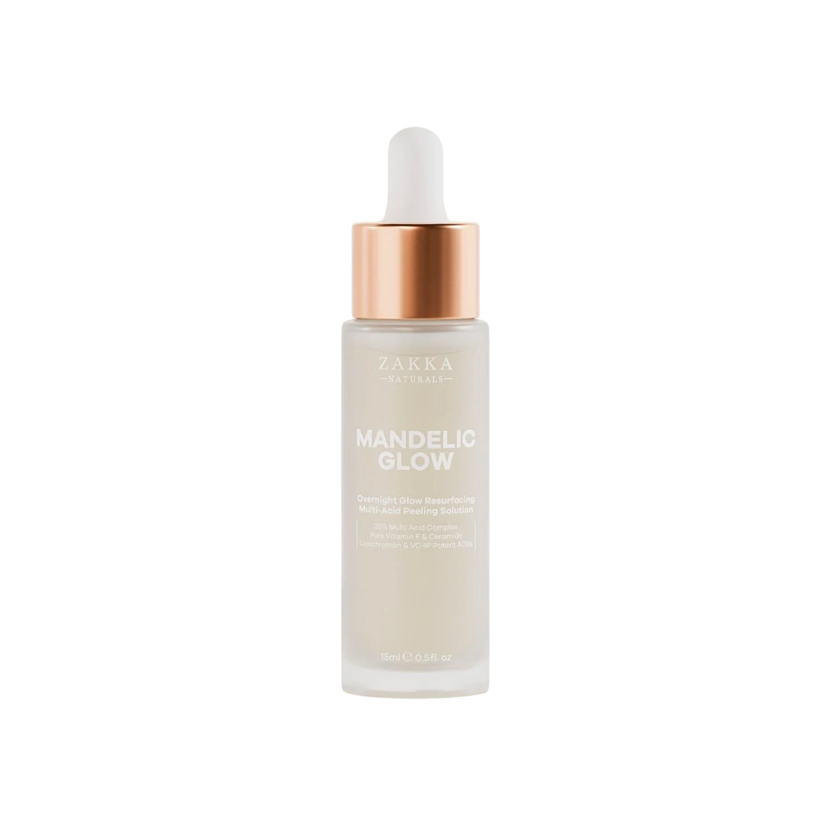 Zakka Naturals Mandelic Glow Overnight Glow Resurfacing Multi-Acid Peeling Solution