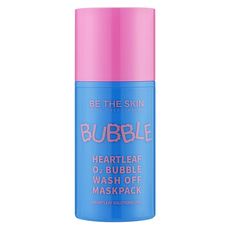BE THE SKIN Heartleaf O2 Bubble Wash Off Mask Pack