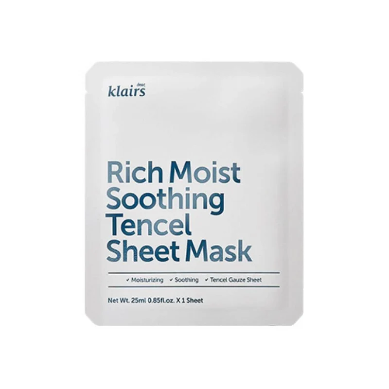 Dear Klairs Rich Moist Soothing Tencel Sheet Mask