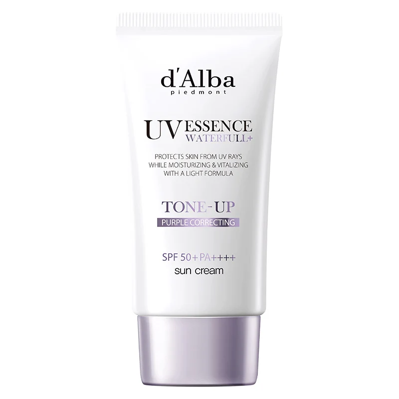 d'Alba Waterfall Tone-Up Sun Cream (Purple)