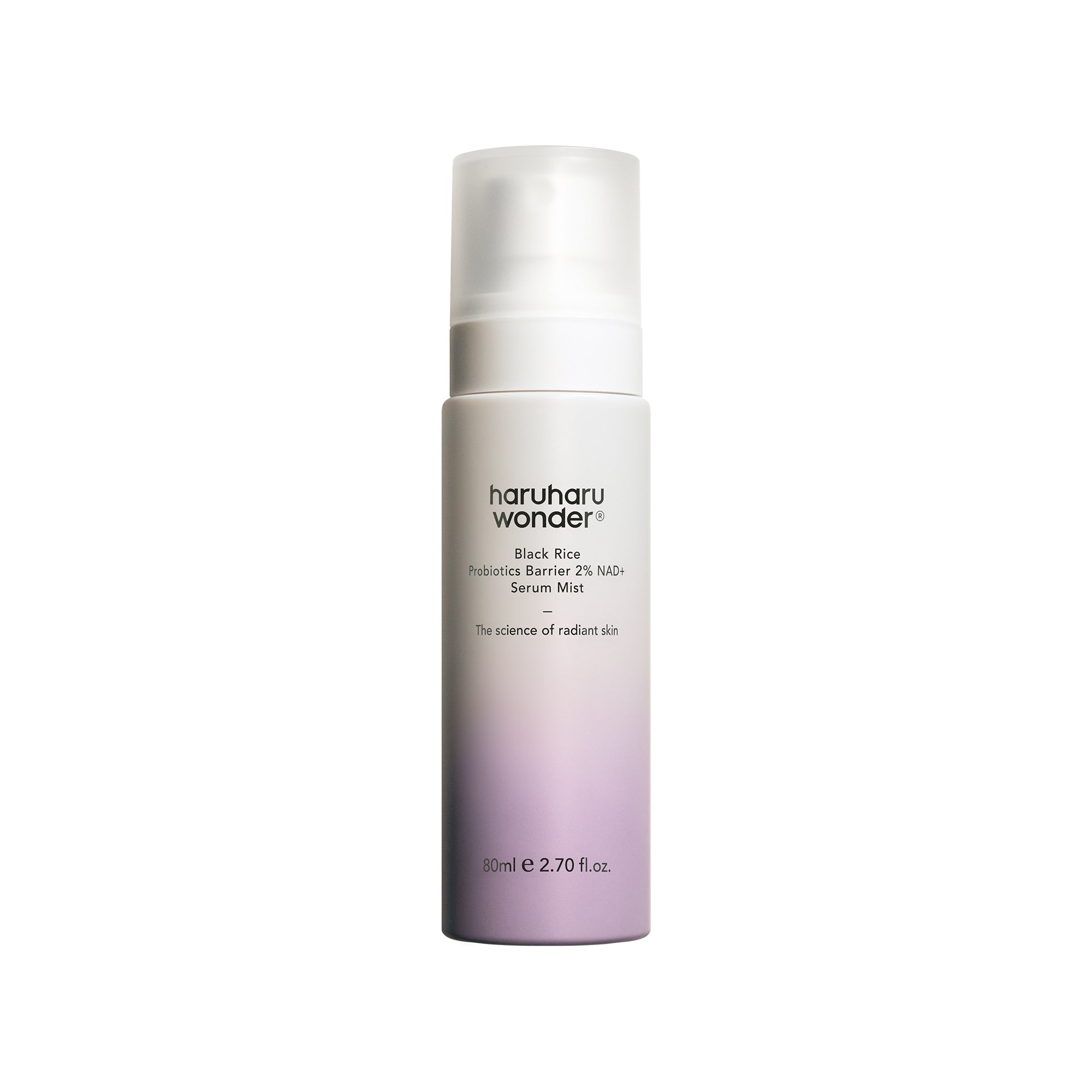 Haruharu Wonder Black Rice Probiotics Barrier 2% NAD + Serum Mist