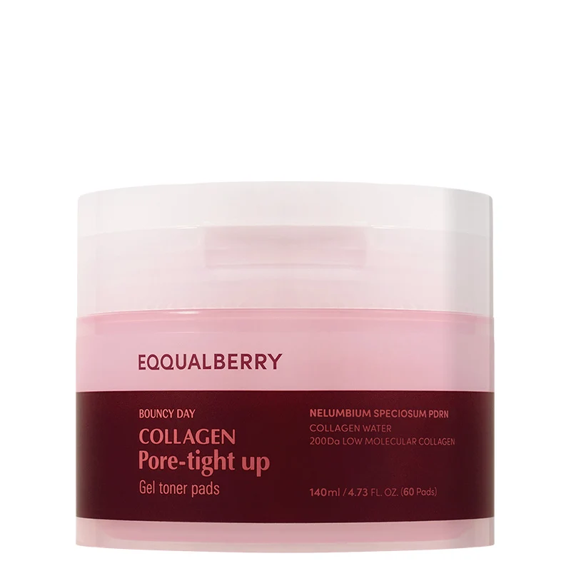 Eqqualberry Collagen Pore Tight Up Gel Toner Pads