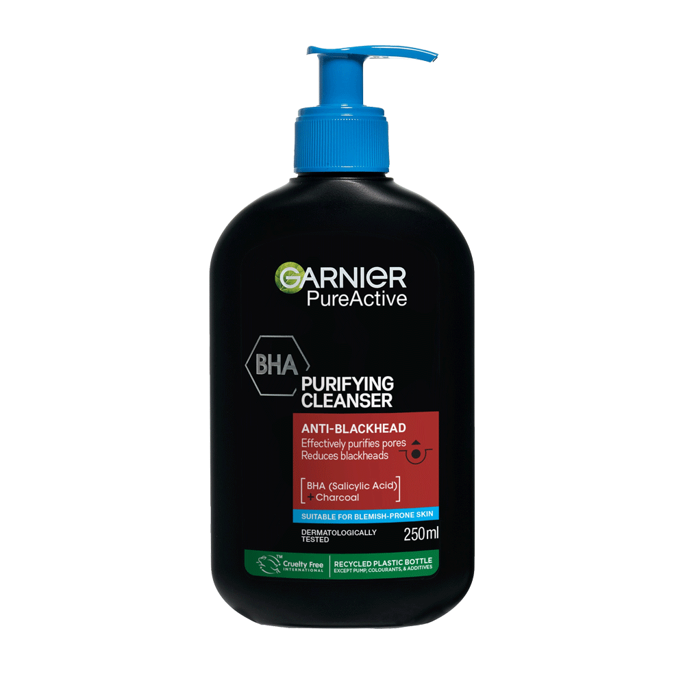 Garnier Anti-Blackhead BHA Charcoal Daily Face Cleanser