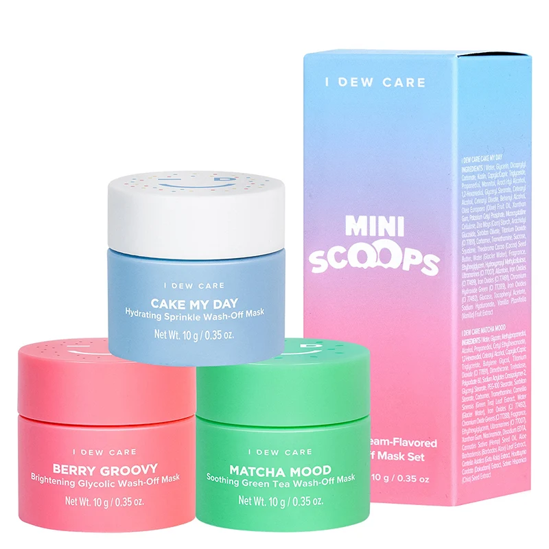 I Dew Care Mini Scoops Ice Cream Flavored Wash-Off Masks