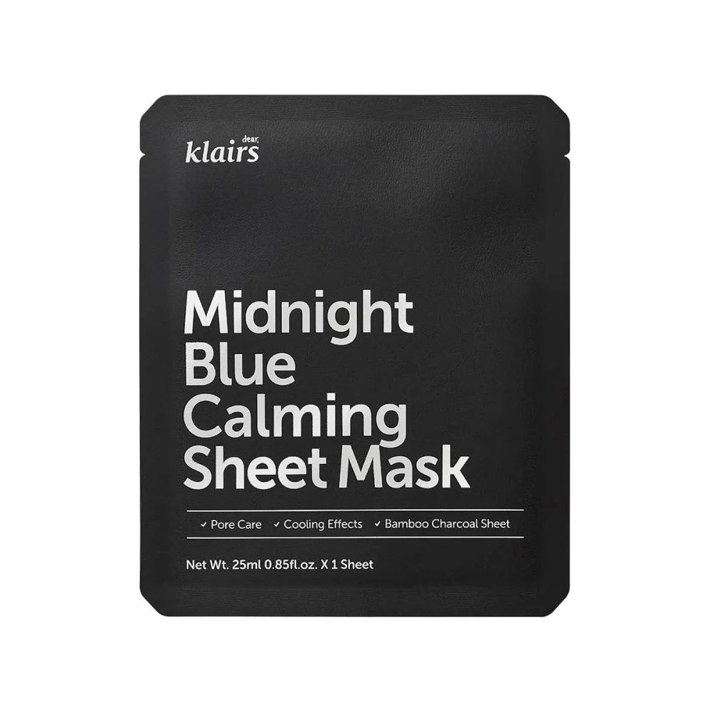 Dear Klairs Midnight Blue Calming Sheet Mask