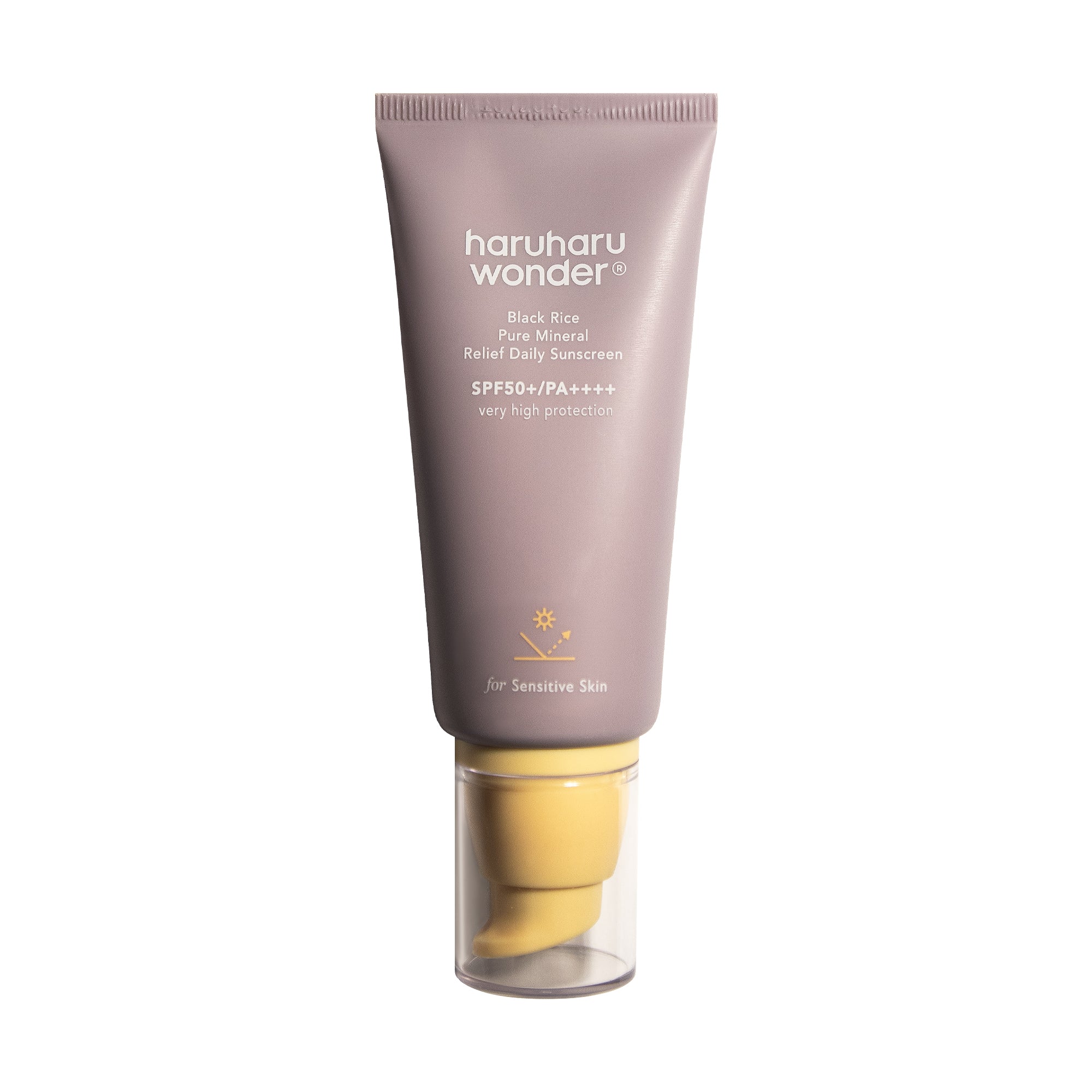 Haruharu Wonder Black Rice Moisture Pure Mineral Relief Sunscreen SPF50+/PA++++ /Unscented
